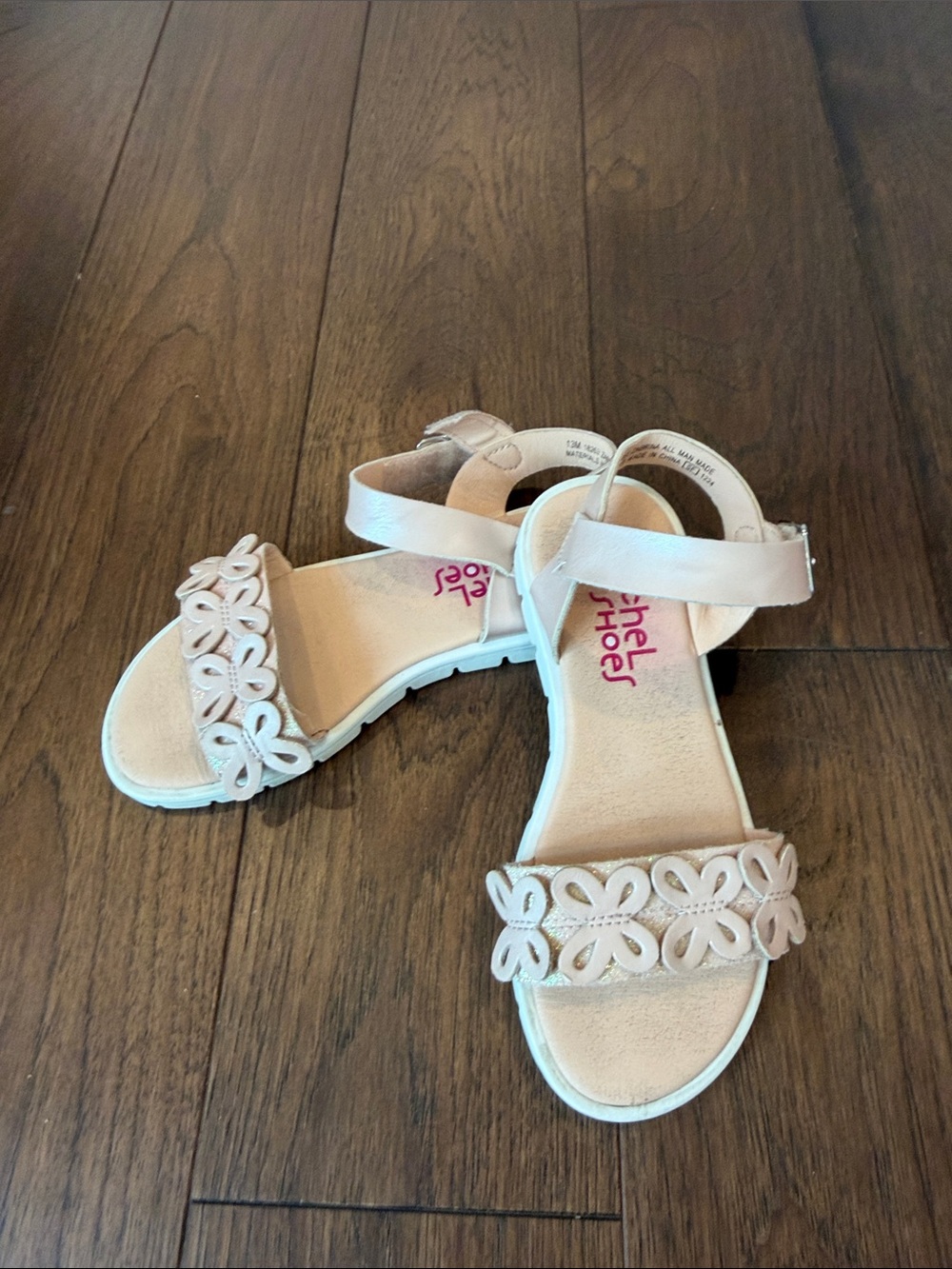 Rachel Shoes Girls Pink Sandals Size 13 - C11-684